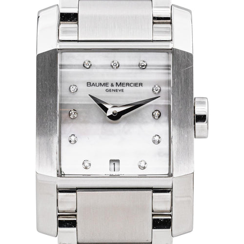 Montre Baume & Mercier Montre Hampton Acier Diamant 58 Facettes 5194145RV