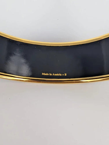 Bracelet Hermès - Jonc « Qu'importe le Flacon » en plaqué or et émail 58 Facettes 608