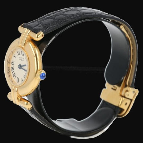 Montre Cartier Montre Colisée Must De Cartier Vermeil 58 Facettes MT46009
