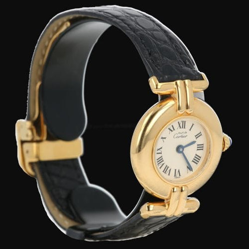 Montre Cartier Montre Colisée Must De Cartier Vermeil 58 Facettes MT46009