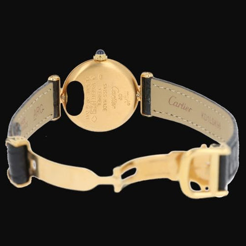 Montre Cartier Montre Colisée Must De Cartier Vermeil 58 Facettes MT46009
