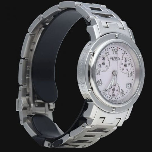 Montre Hermes Montre Clipper Chronograph 58 Facettes MT46098