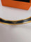 Bracelet Hermès Brazil - Jonc en plaqué or et émail 58 Facettes 1088