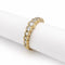 Bague 55 Alliance demi-tour en or jaune et diamants 58 Facettes 36583