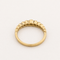 Bague 55 Alliance demi-tour - Bague en or jaune 18 carats et diamants 58 Facettes 36583