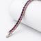 Bracelet Bracelet rivière en or blanc et rubis 58 Facettes 36273