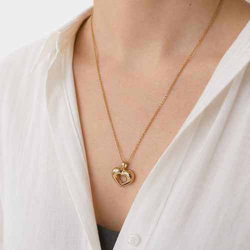 Pendentif Van Cleef & Arpels - Pendentif cœur en or jaune 58 Facettes 36380