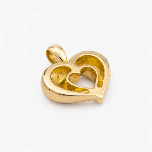 Pendentif Van Cleef & Arpels - Pendentif cœur en or jaune 58 Facettes 36380