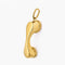 Pendentif Pendentif combiné téléphonique en or jaune et diamants 58 Facettes 36393