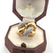 Bague 54 Bague à mailles souples en or blanc et jaune 18 ct et diamants 58 Facettes 300/26 D 139/26