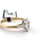 Bague 59 Bague en or jaune 18 kt avec diamant taille marquise 58 Facettes 294/26 C shd 139/26