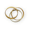Bague 44 Alliance 3 ors 18K - Bague trois anneaux en or jaune, rose et blanc 58 Facettes 149068349