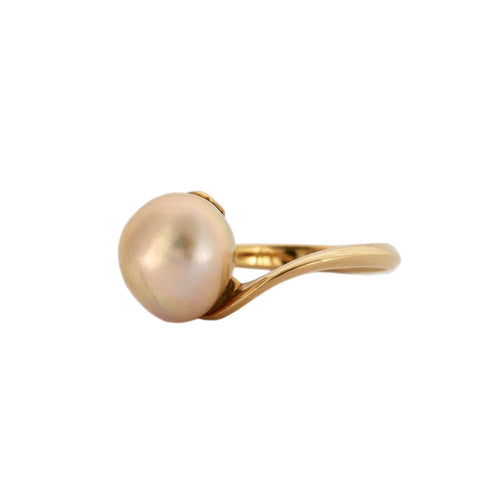 Bague 53.5 Noï - Bague perle en or jaune 58 Facettes BO/230060