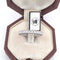 Bague 57 Bague alliance éternité en or blanc 18 ct avec diamants 58 Facettes 294/26 O