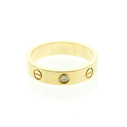 Bague 51 Cartier Love - Bague alliance 1 diamant en or jaune 58 Facettes rxyveg0kce