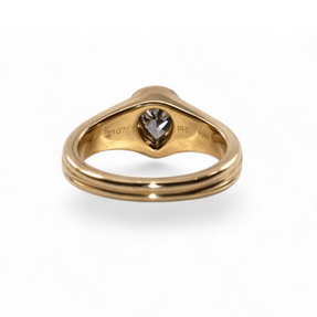 Bague 54 Mauboussin Nadia - Bague en or jaune 18 carats au diamant poire 58 Facettes md