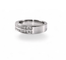 Bague 52 Demi-alliance - Bague en or blanc 18 carats et diamants 58 Facettes da