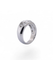Bague 51 Bague en or blanc 18 carats avec diamants 58 Facettes bc