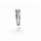 Bague 51 Bague en or blanc 18 carats avec diamants 58 Facettes bc