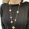 Collier Sautoir Van Cleef & Arpels, "Magic Alhambra", or jaune et nacre. 58 Facettes 35553