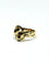 Bague 55.5 Bague serpent en or jaune 18 carats et rubis 58 Facettes id: 1754982