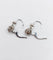 Boucles d'oreilles Dormeuses Art déco en or blanc 18k et diamants taille brillant 58 Facettes A07092