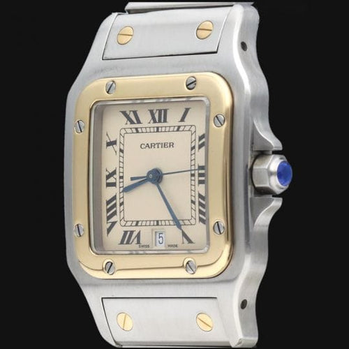 Montre Cartier Montre Santos De Cartier Galbee 58 Facettes MT45638
