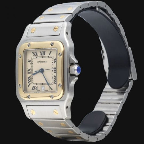 Montre Cartier Montre Santos De Cartier Galbee 58 Facettes MT45638