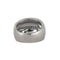 Bague 51.5 Bague jonc émaillée en or blanc et diamants 58 Facettes BO/230029 RIV