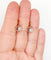 Boucles d'oreilles Dormeuses anciennes en or 18k et platine, diamants taille rose 58 Facettes A07093