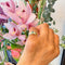 Bague 50 Bague gypsy vintage en or jaune 14k, émeraude et diamants 58 Facettes DB411A36F3824719900673CE02680B0B