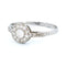 Bague 56 Bague cluster vintage en or blanc 14 ct et diamants 58 Facettes 328D72E9CC83417080BBA62BC5B967C1