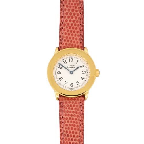 Montre Cartier Must Ronde - Montre SM à cadran ivoire chiffres arabes 58 Facettes 513