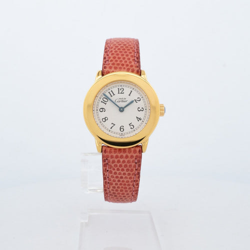 Montre Cartier Must Ronde - Montre SM à cadran ivoire chiffres arabes 58 Facettes 513