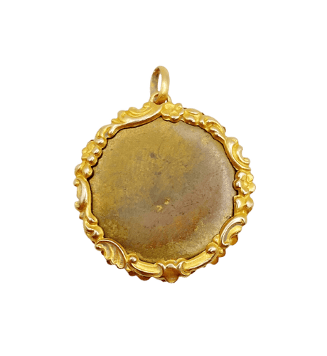 Pendentif Pendentif porte-photo antique en or 18k 58 Facettes A07104