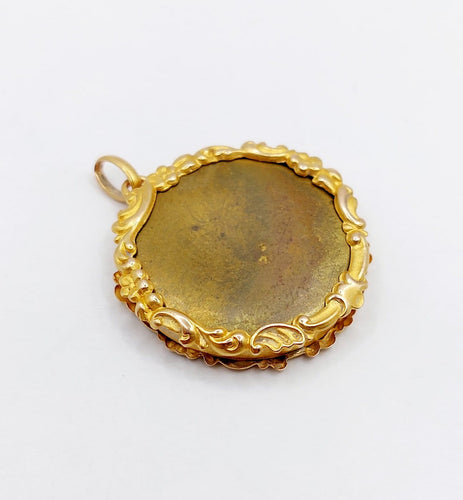 Pendentif Pendentif porte-photo antique en or 18k 58 Facettes A07104