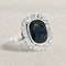 Bague 50 Bague - Saphir et diamants en or blanc 58 Facettes OC-61100179