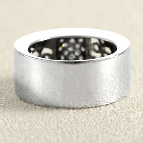 Bague 54 Carrera y Carrera - Bague en or blanc et diamants 58 Facettes 61E00466