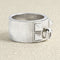 Bague 55 Bague Hermès Collier de Chien Argent 58 Facettes 61J00140