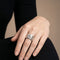 Bague 55 Bague Hermès Collier de Chien Argent 58 Facettes 61J00140