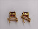 Boucles d'oreilles Boucles d'oreilles en or 18K avec grenats 58 Facettes E02