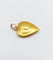 Pendentif Pendentif cœur Art nouveau en or 18k, brin de muguet et perles 58 Facettes A07096