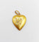 Pendentif Pendentif cœur Art nouveau en or 18k, brin de muguet et perles 58 Facettes A07096