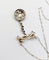 Collier Collier Art déco en or blanc 18k et platine, diamants taille rose 58 Facettes A07032