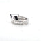 Bague 51 Bague éternité en or blanc avec diamants baguette 58 Facettes 294/26 N