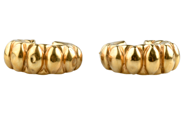 Boucles d'oreilles Chimento - Boucles d’oreilles demi-créoles godronnées en or jaune 18K 58 Facettes CRLCHIMCC1496-107