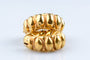 Boucles d'oreilles Chimento - Boucles d’oreilles demi-créoles godronnées en or jaune 18K 58 Facettes CRLCHIMCC1496-107