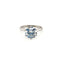 Bague 51 Bague solitaire diamant taille ancienne 2,8 ct en or blanc et platine 58 Facettes 7870