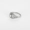 Bague 53 Bague dôme en or gris diamant taille ancienne 0.25 et diamants taillés en rose 58 Facettes 260087