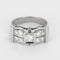 Bague 59 Bague en or gris et diamants 58 Facettes 260238